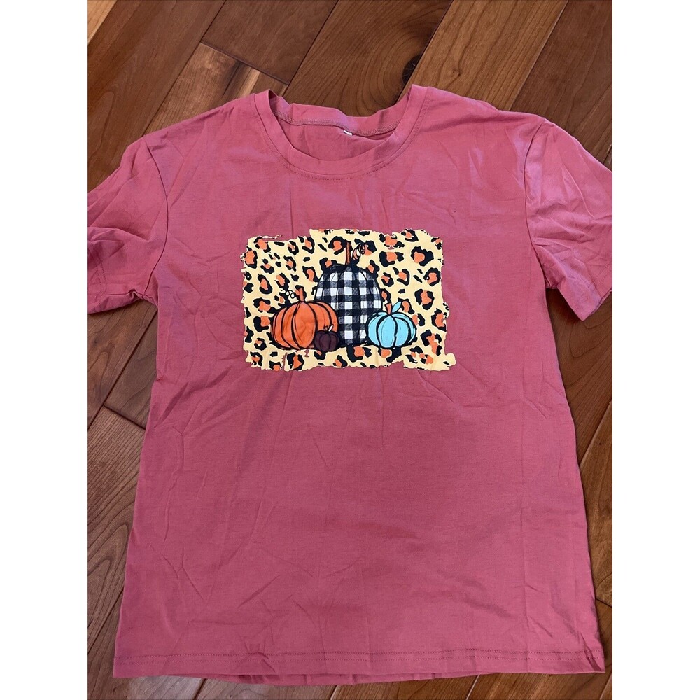 Fall T Shirt  Size Large Halloween Pumpkins